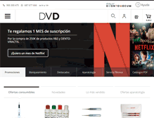 Tablet Screenshot of dvd-dental.com